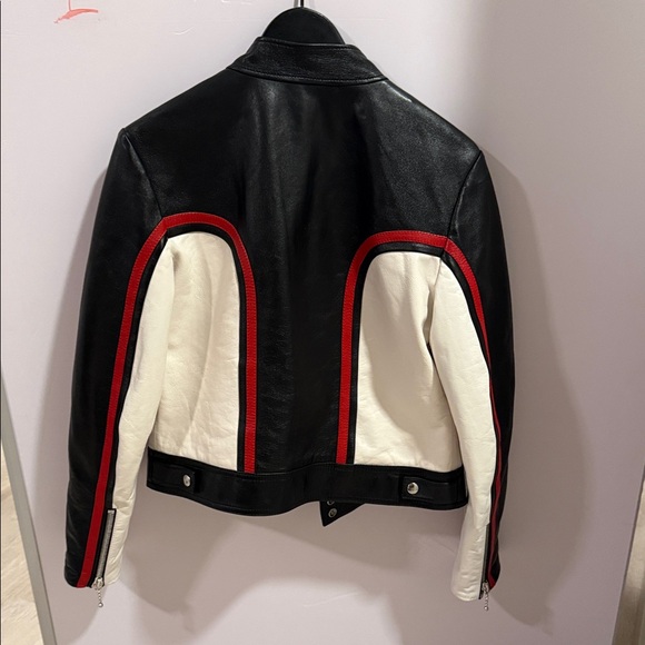 Celine Black and White Jacket with Red Details - Picture 3 of 3